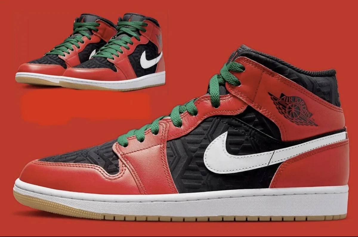 Jordan 1 cheap red green