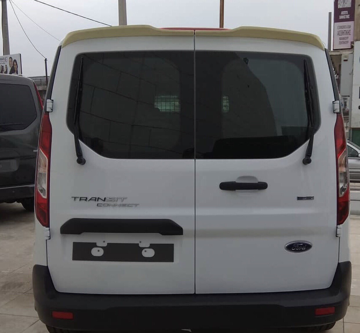 FORD TRANSIT CONNECT REAR SPOILER (2014 Upwards) ABS PLASTIC