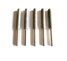 5pc Diamond Chainsaw Sharpening Rotary File Burrs 7/32"