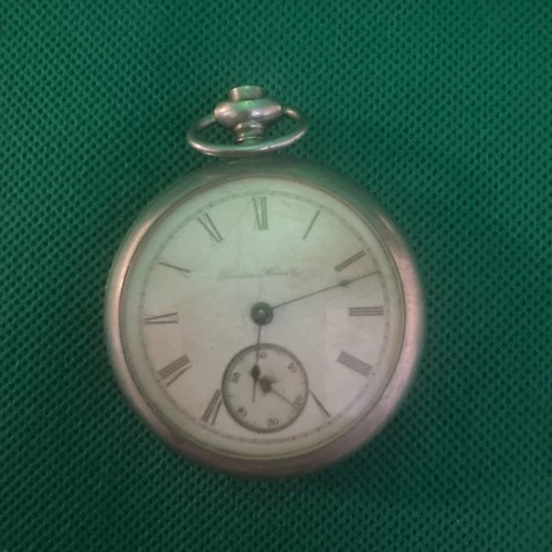1898 Mens Hampden Pocket Watch ,Illinois Watch Case Co- - Parts/Repair