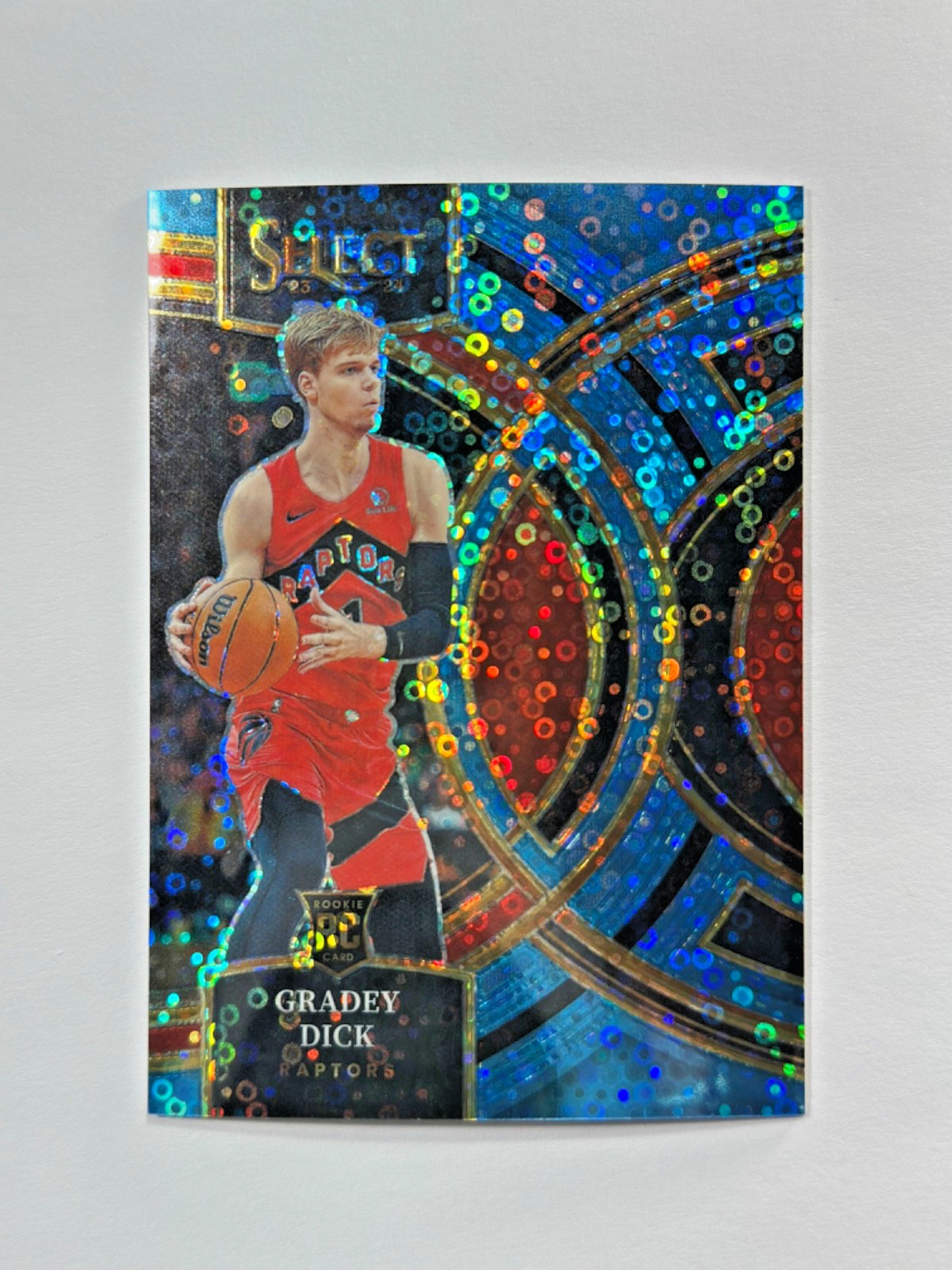 2023-24 Panini Select Gradey Dick #126 Light Blue Disco Prizm /99 (RC)