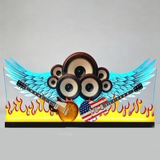 Aerosmith Pinball Topper Acrylic Led RGB Topper for Pinball Machine Arcade Decor