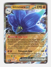 Glimmora ex 123/197 Double Rare Obsidian Flames Pokemon Holo Near Mint