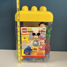 VTG LEGO Disney Baby Mickey Building Blocks Primo #2592 100% Complete 2000 EUC