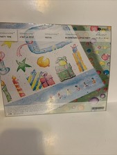 Creative Memories Birthday PARTY TIME DONE-WITH-ONE Paper die cut shapes 12x10