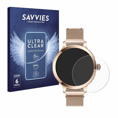 6 Film Protecteurs Savvies Pour écran Sigma ROX 12.1 EVO, Transparent