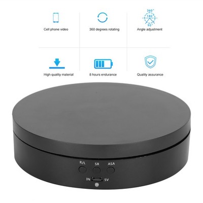 2 4KG Load Bearing 3 Gears Two Way Rotating Turntable Display Stand For Jewe HOT