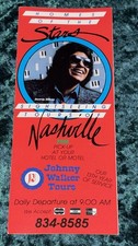 Ronnie Milsap Johnny Cash Nashville Homes Tours music Brochure 1978 Country