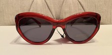 BNWT UNBRANDED Ladies Transparent Cherry Red Quality Fashion Sunglasses UV400