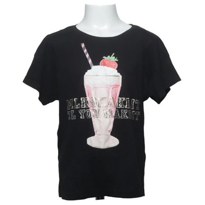 Lindex Kids, T-shirt, Größe: 128, Schwarz, Baumwolle/Modal, Print #RVE