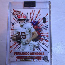 Wild Card 2026 Splat Fernando Mendoza Quarterback Rookie Serial /2