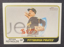 2023 Bryan Reynolds RED INK 15/74 Topps Heritage Real One Autographs Auto SSP