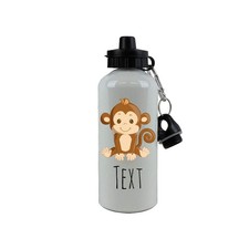 Personalized Custom Baby Monkey - Safari/Zoo Aluminum 20 20 Ounces, White
