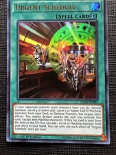 Yugioh Urgent Schedule - LED4-EN037 - Ultra Rare - 1st Edition NM