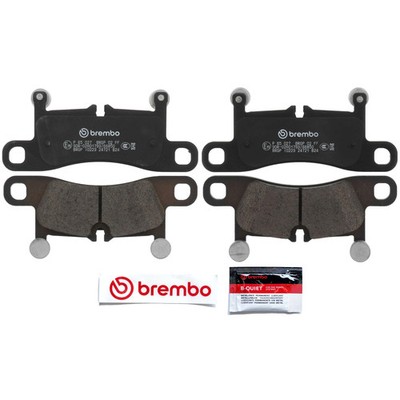 Brembo P65027 Rear Brake Pads Set Kit for 11-18 Porsche Cayenne / 11-17 Touareg