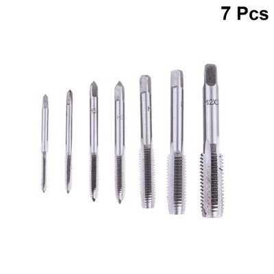  21 STÜCKE Gerade geriffelte Gewinde Schraube Armaturen Stecker Bohrer Set DIY