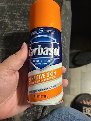 Barbasol Shave Cream, 7 Ounce (Sensitive Skin)