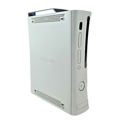 Microsoft Xbox 360 Pro 20GB White Xenon Console w/ Cables Tested Working