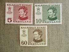 Greenland, Scott# 86-88 MNH