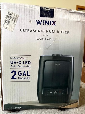 Winix L200 Ultrasonic Mini Humidifier with lightcel New In Box ( Black)