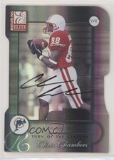 2001 Donruss Elite Turn of the Century Die-Cut /50 Chris Chambers Rookie Auto RC