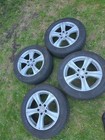 4 Genuine Mercedes 17 Alloy Wheels Tyres 225 55R17 seat