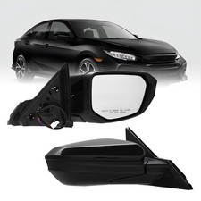 Passenger Side Mirror Compatible With 2016-2021 Honda Civic LX SE Sport,Mirro...