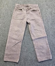 VINTAGE Levis Jeans Mens 32x32 501 0652 Gray USA Made 80s 1988 Button Fly