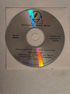 Grateful Dead Hour - Show # 620 - Week Of August 7, 2000 - Original CD - MINT