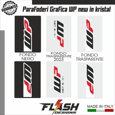 WP new Aufkleber Gabelabdeckung aus Kristall 24 cm x 16,5 cm