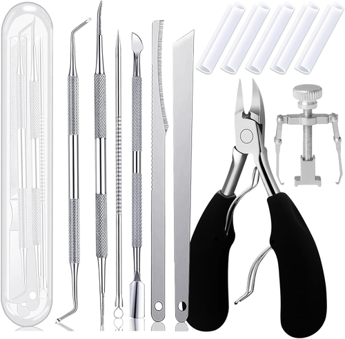 Kit per Unghie Incarnite Piedi, Tagliaunghie Set Professionale per Unghie Spesse - Foto 11 di 12