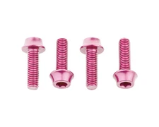 Wolf Tooth Components Aluminum Bottle Cage Bolts (Pink) (4-Pack) [4WBBOLTPNK]