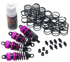 NEW Yeah Racing DSG-0055PK Shocks 55mm Damper Shock (4) for 1/10 RC Touring Car