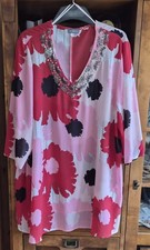 SAMOON GERRY WEBER**50 (48)**flotte Tunika mit Schlitzen Frühling/Sommer 
