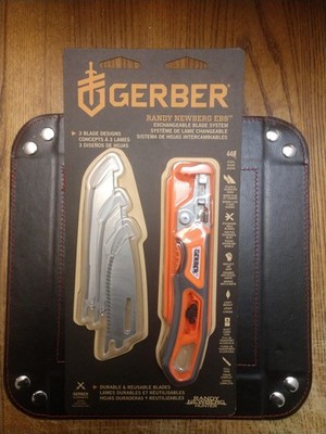 Gerber Randy Newberg EBS Knife Set 3 Interchangeable 440C SS Blades  6.1 O.Z.