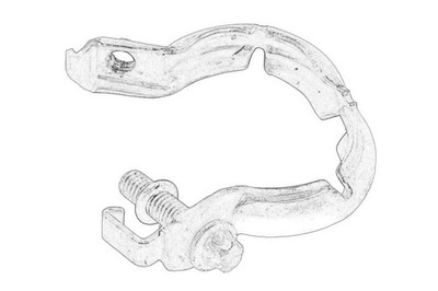 Für OE VW 04L 253 725J Clamping Piece, exhaust system 04L 253 725J Exhaust syst
