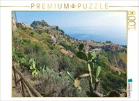 Calvendo Puzzle View Of Taormina From The Mountain Village Of Castelmola | 1000