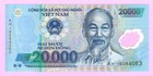 Vietnam 20000 Dong MIX YEAR Polymer P 120 UNC (TK 19 156)