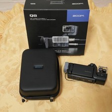 Zoom Q8 Handy Video Camera with Condenser Mic Portable Live Streaming New