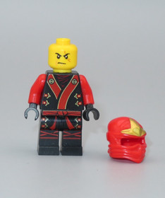 LEGO Kai final battle robes Ninjago Red energy pattern minifigure Ninja 70500