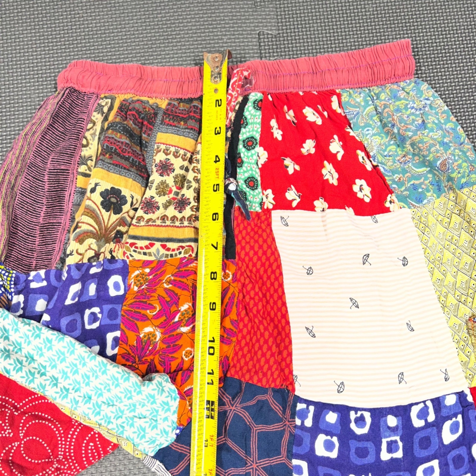 Vintage-Inspired Womens Patchwork Boho Pants With… - image 6