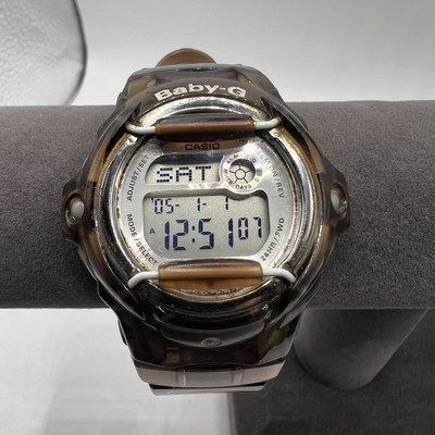 Casio Baby-G Clear Gold-Yellow BG-169R Model 3189 Digital Watch New Battery Used