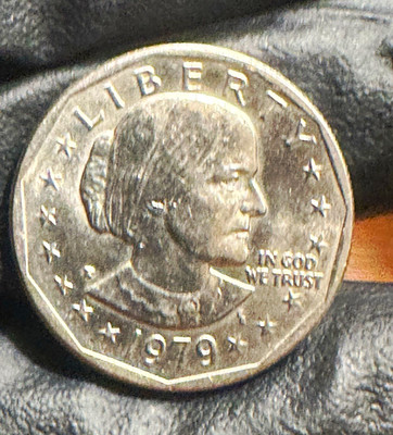 1979-P Susan B. Anthony $1 Coin Wide Rim Variety Philadelphia 8.1. Grams