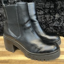 EUC!! Aqua College Raine Zipper Pull On Ankle Boots Water Proof Size 9