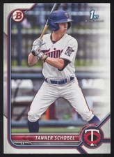 2022 Bowman Draft #BD-28 Tanner Schobel  Minnesota Twins