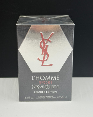 Yves Saint Laurent L'Homme SPORT Eau De Toilette LEATHER EDITION 100ml NIB
