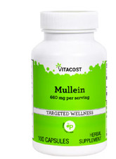 Vitacost Mullein - 680 mg - RESPIRATORY HEALTH - 100 Caps 11/2026