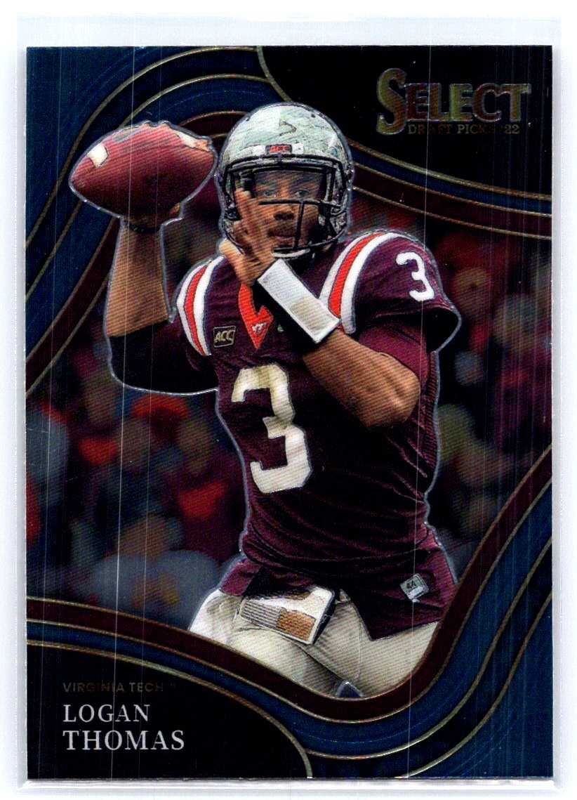 2022 Panini Select Draft Picks #193 Logan Thomas Blue (Retail Base)