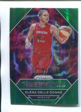 2021 Panini Prizm Green Fireworks #20 - Elena Delle Donne