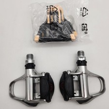 Shimano 105 PD-5700 Silver SPD-SL Clipless Road Bike Pedals w/ SM-SH11 Cleats